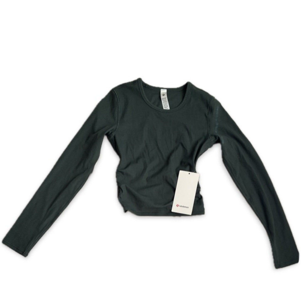 NWT Lululemon All it Takes Back-Twist Rib long sleeve